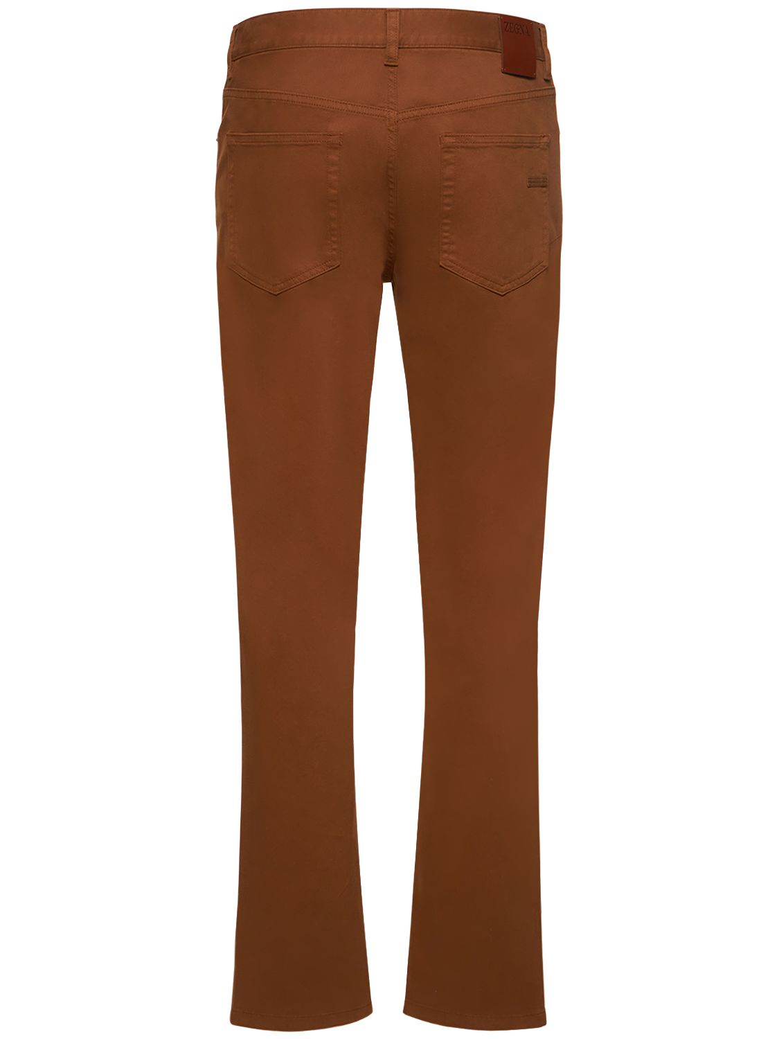ZEGNA STRETCH GABARDINE PANTS 