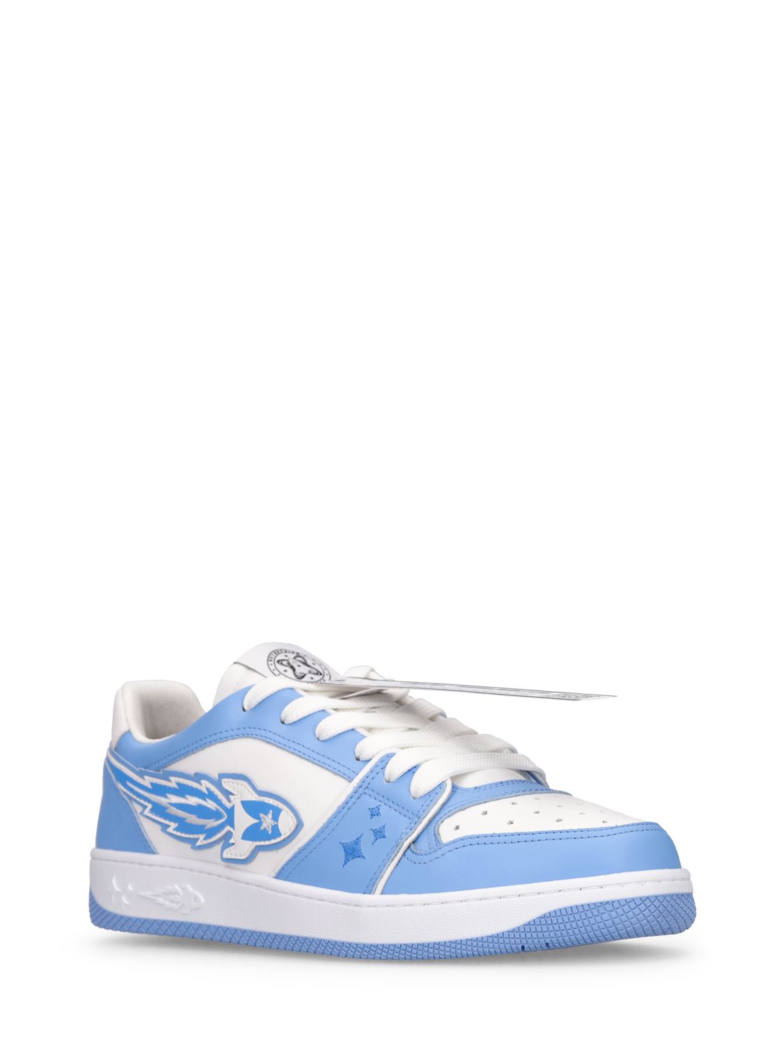 Shop Enterprise Japan Low Logo Sneakers In Blue,multi