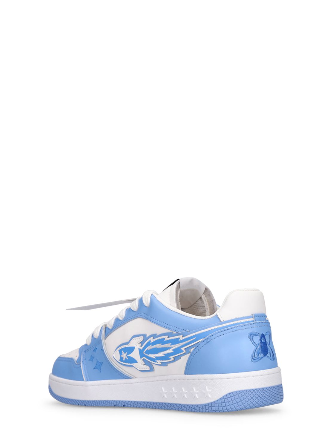 Shop Enterprise Japan Low Logo Sneakers In Blue,multi