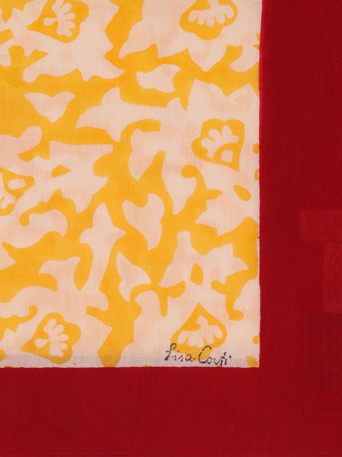 Lisa Corti Set Of 4 Arabesque Corolla Napkins In Multicolor