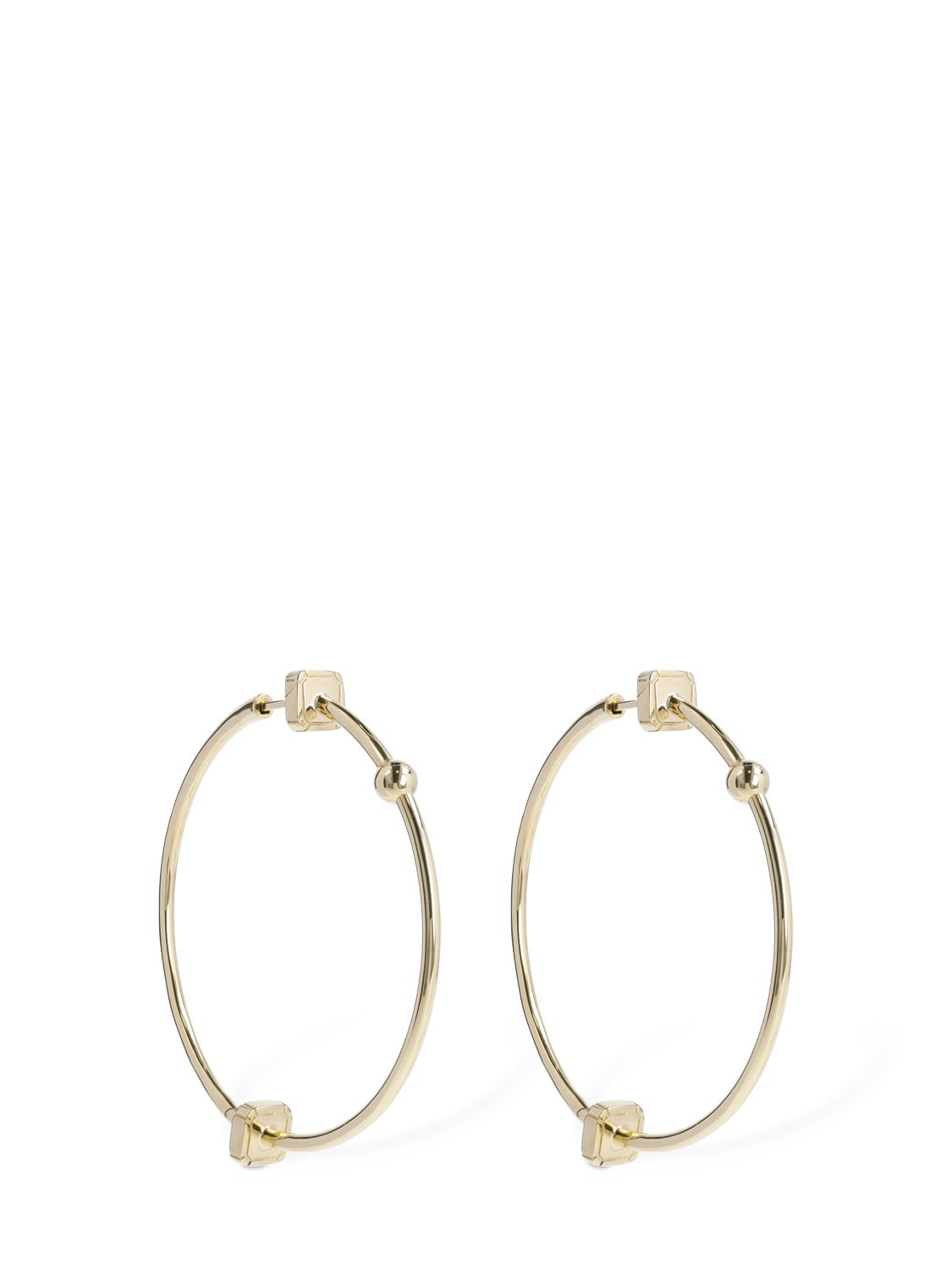Ninety 18kt gold big hoop earrings