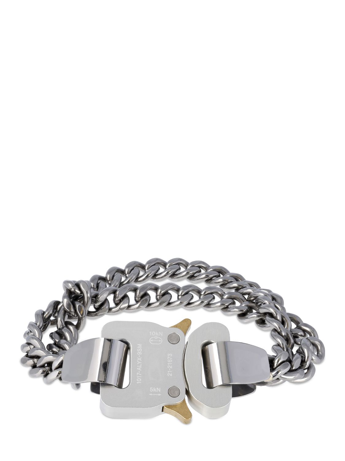 2x Chain Buckle Bracelet