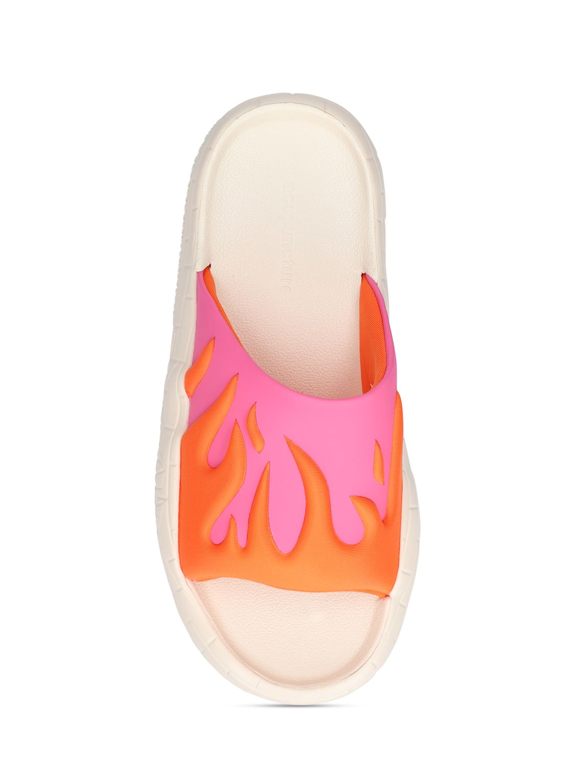 Nyu Flame Rubber Slide Sandals