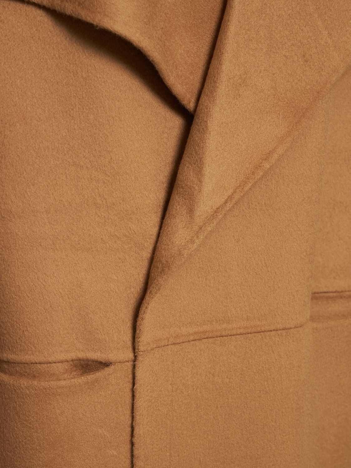Shop Totême Signature Wool & Cashmere Long Coat In Beige