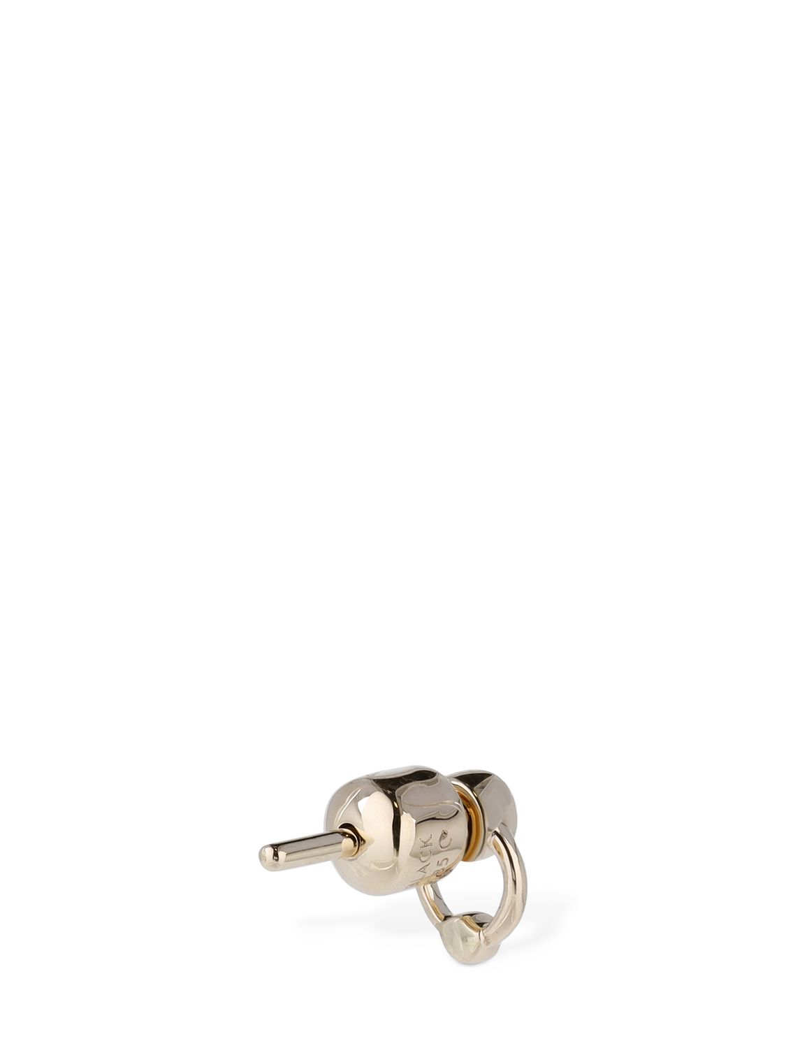 Maria Black Bardot 14kt Gold & Diamond Mono Earring In Gold,crystal