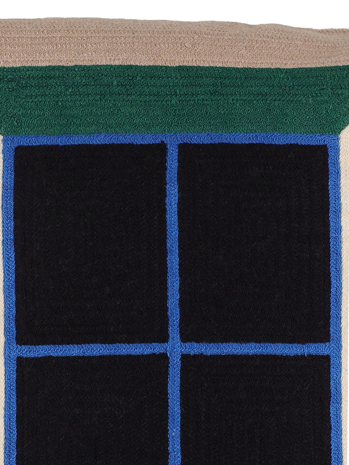 Dusen Dusen Window Cotton Canvas Cushion In Multicolor