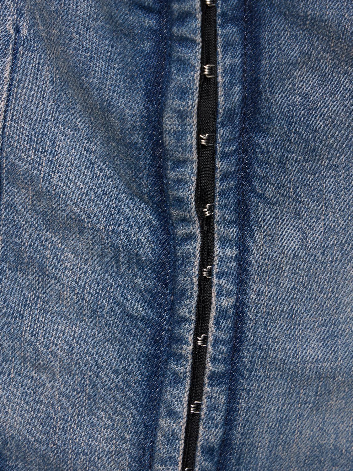 MIAOU DANI COTTON DENIM VEST 