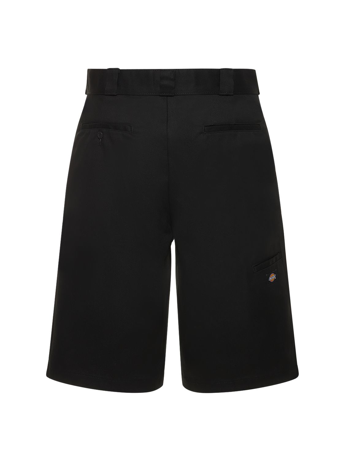 Shop Dickies 13" Multi-pocket Cotton Blend Shorts In Black