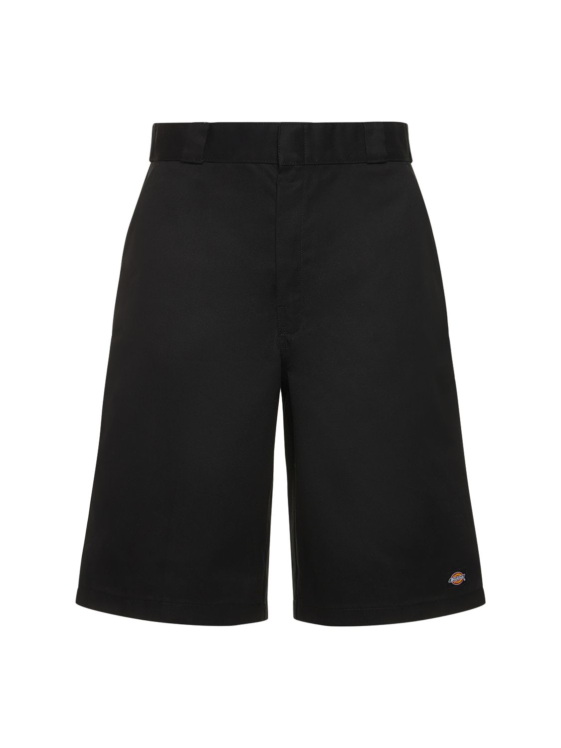 Shop Dickies 13" Multi-pocket Cotton Blend Shorts In Black