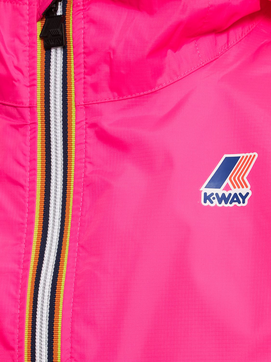 Shop K-way Le Vrai 3.0 Claude Jacket In Pink Intense