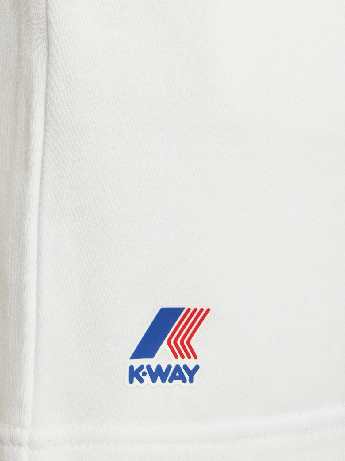 Shop K-way Le Vrai Dorian Shorts In White