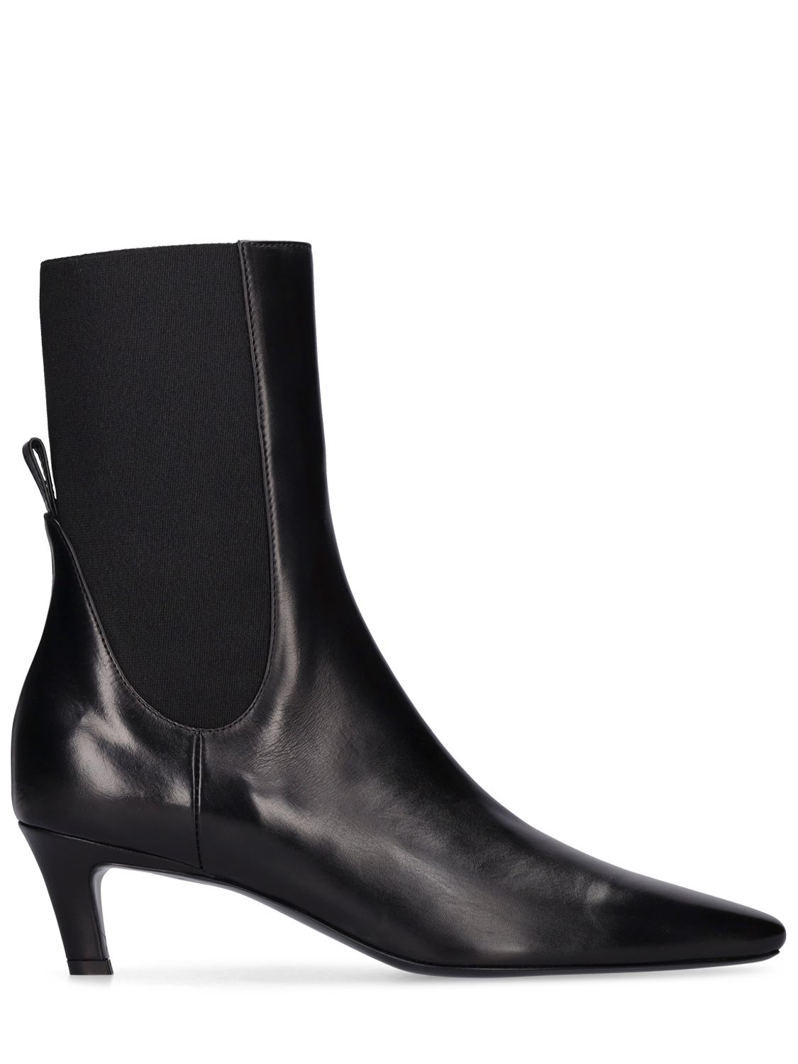 50mm Leather Ankle Boots