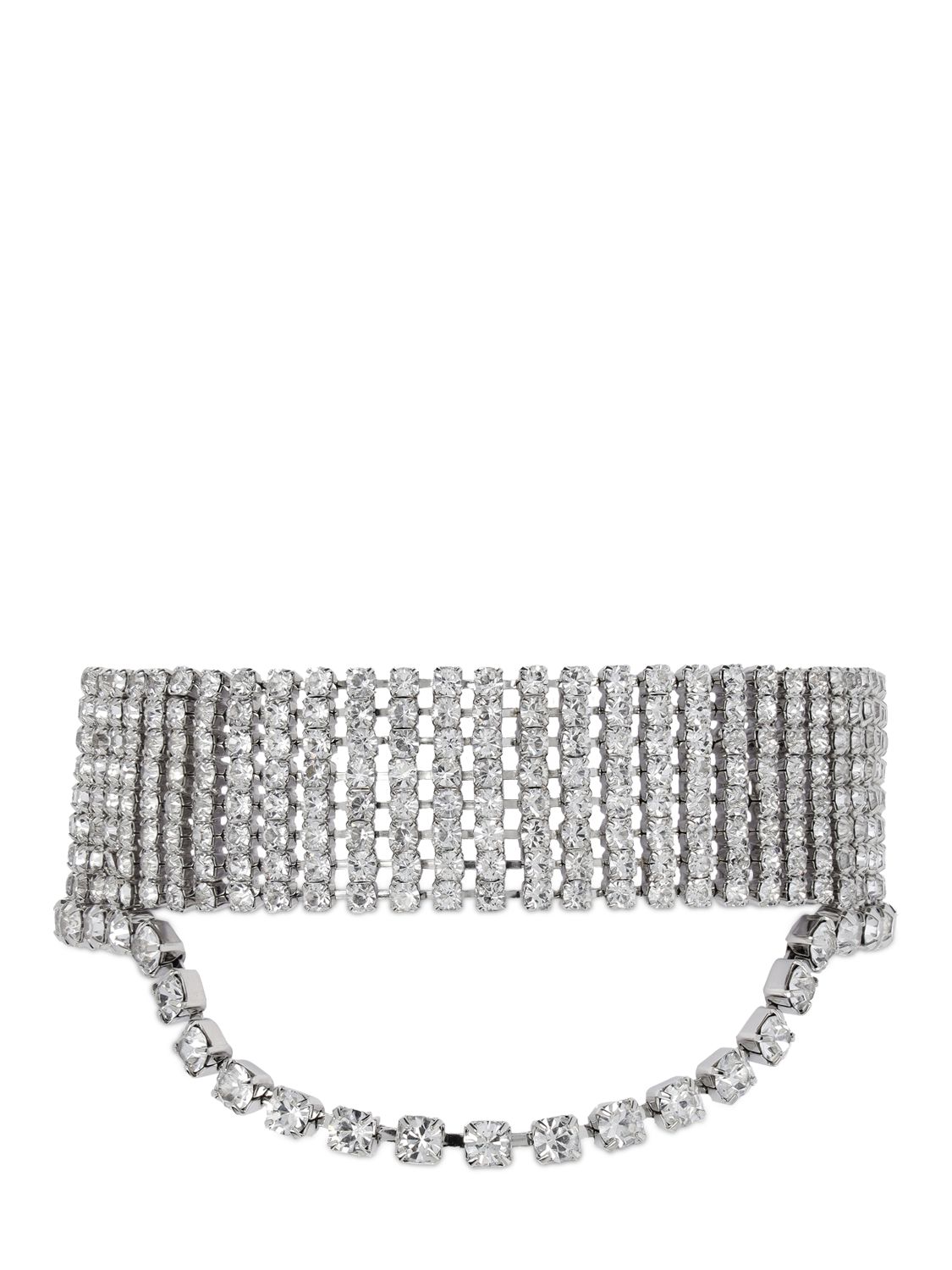 Saeda Crystal Mesh Bracelet