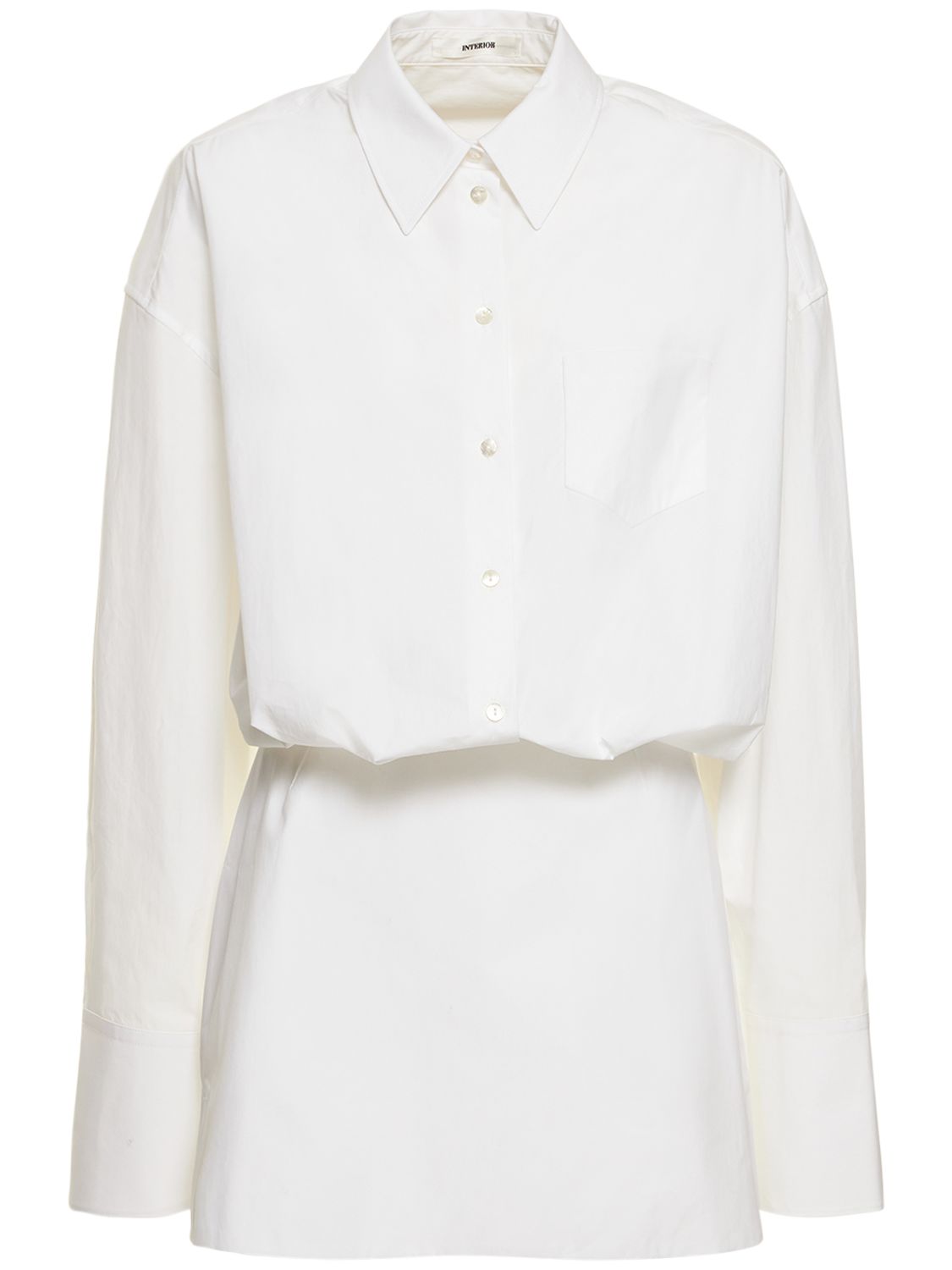 Robe Courte En Popeline De Coton The Tutto - INTERIOR - Modalova