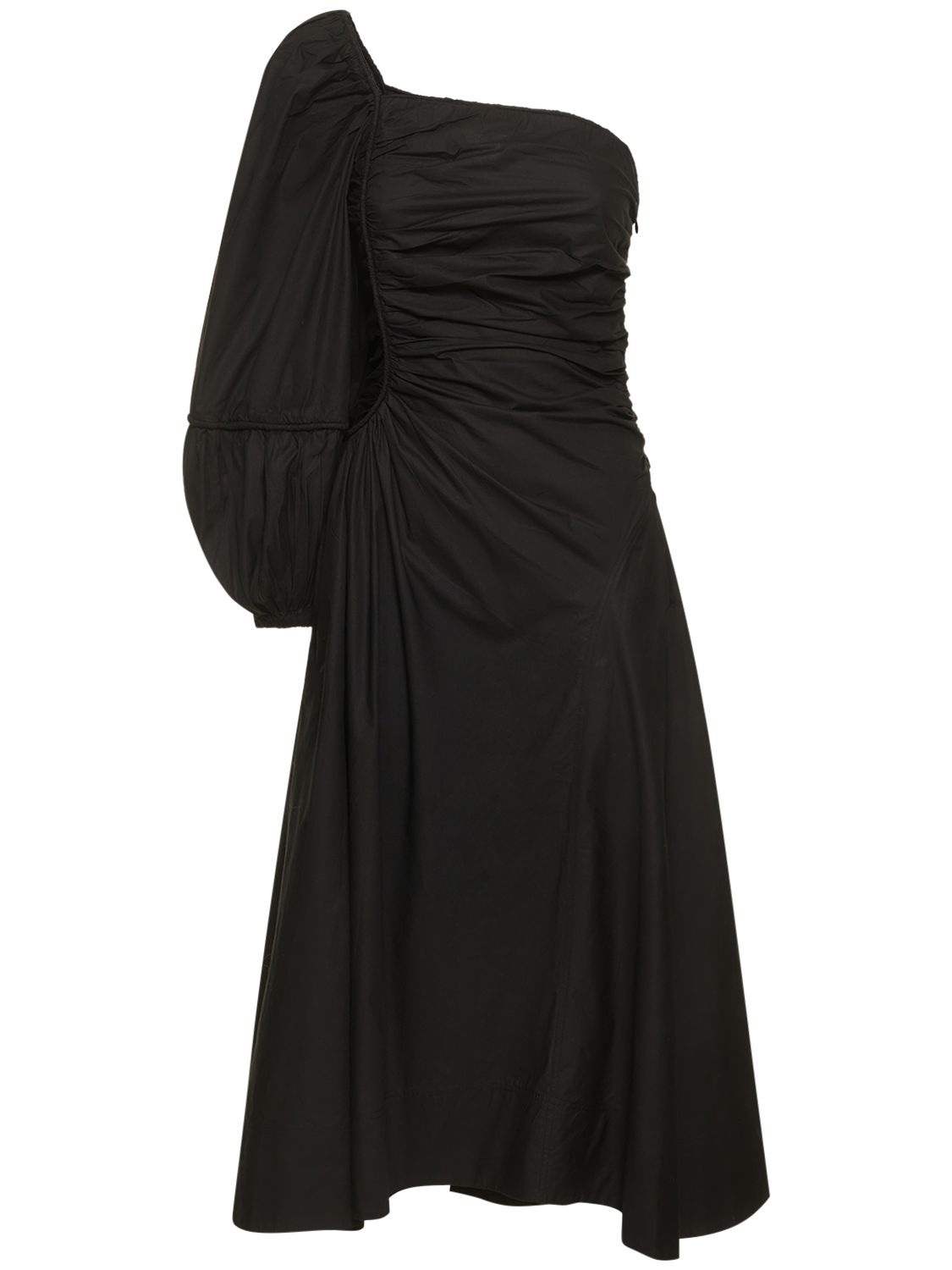 Robe Midi En Popeline De Coton Fiorella - ULLA JOHNSON - Modalova