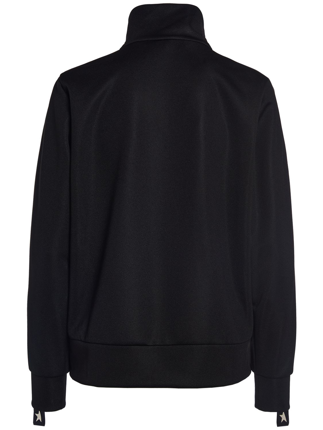 Shop Golden Goose Star Track Jersey Sweatshirt In Black