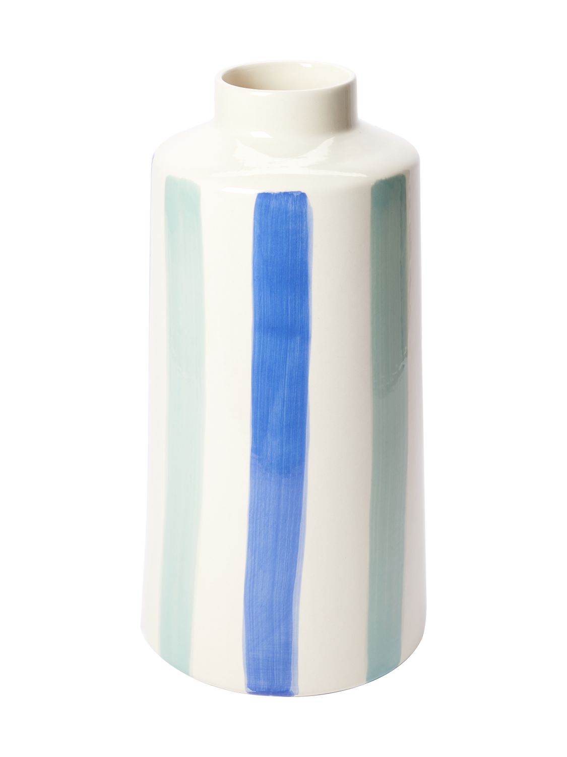The Conran Shop Large Blue Stripes Vase | ModeSens