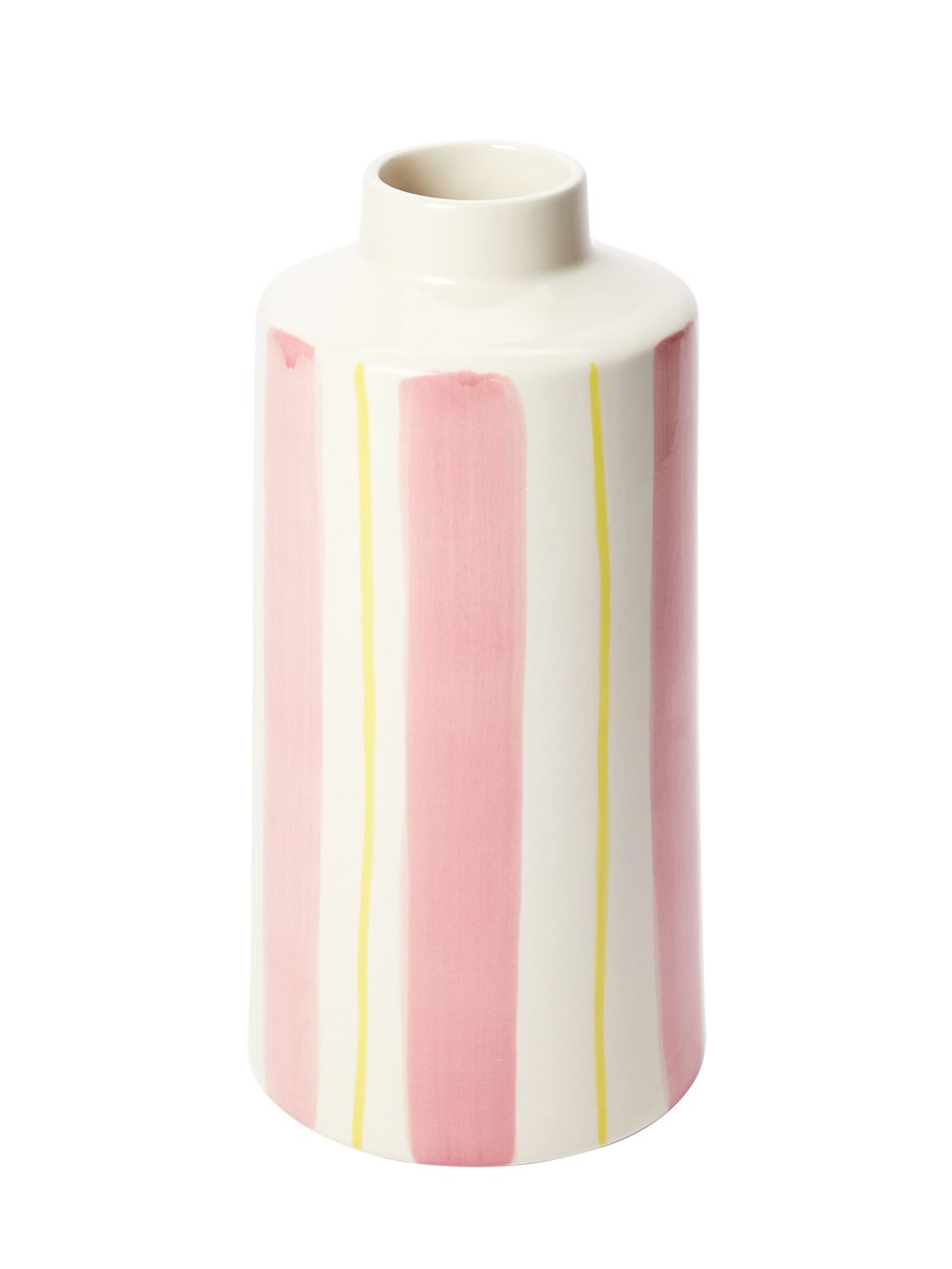 The Conran Shop Small Pink Stripes Vase | ModeSens