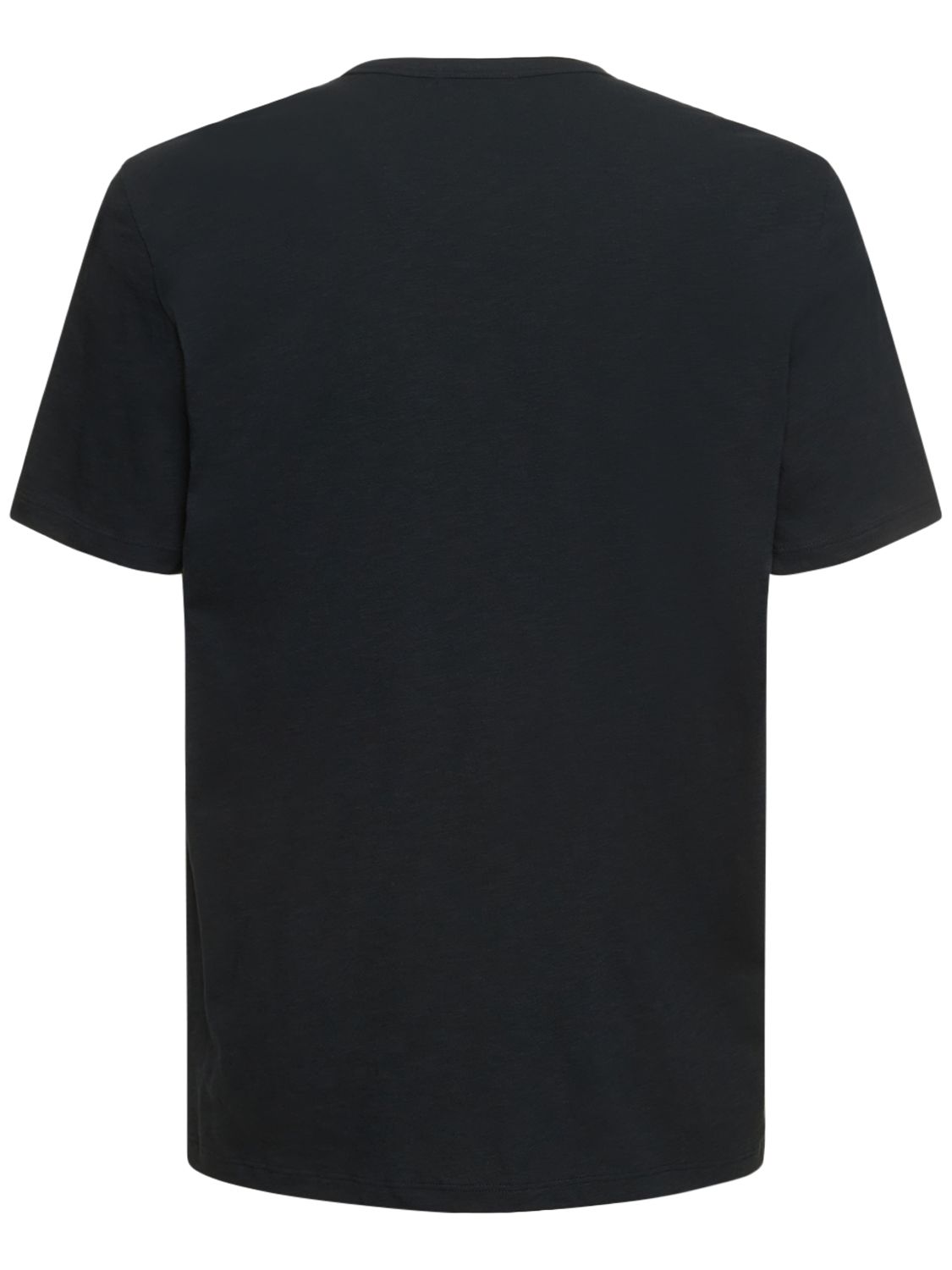 Shop Theory Cotton Luxe S/s T-shirt In Eclipse