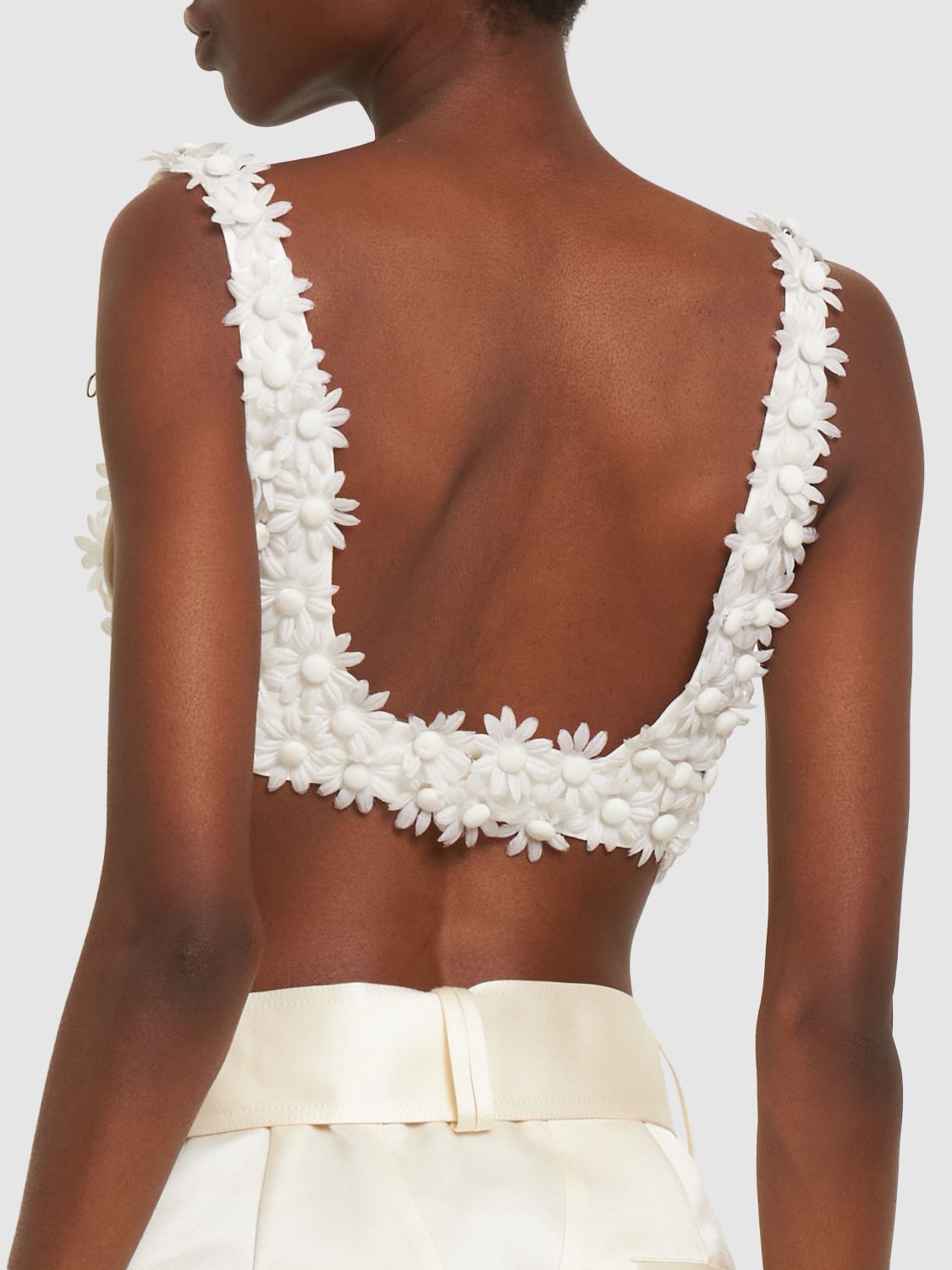 ROSIE ASSOULIN Marguerite Embellished Bra Top