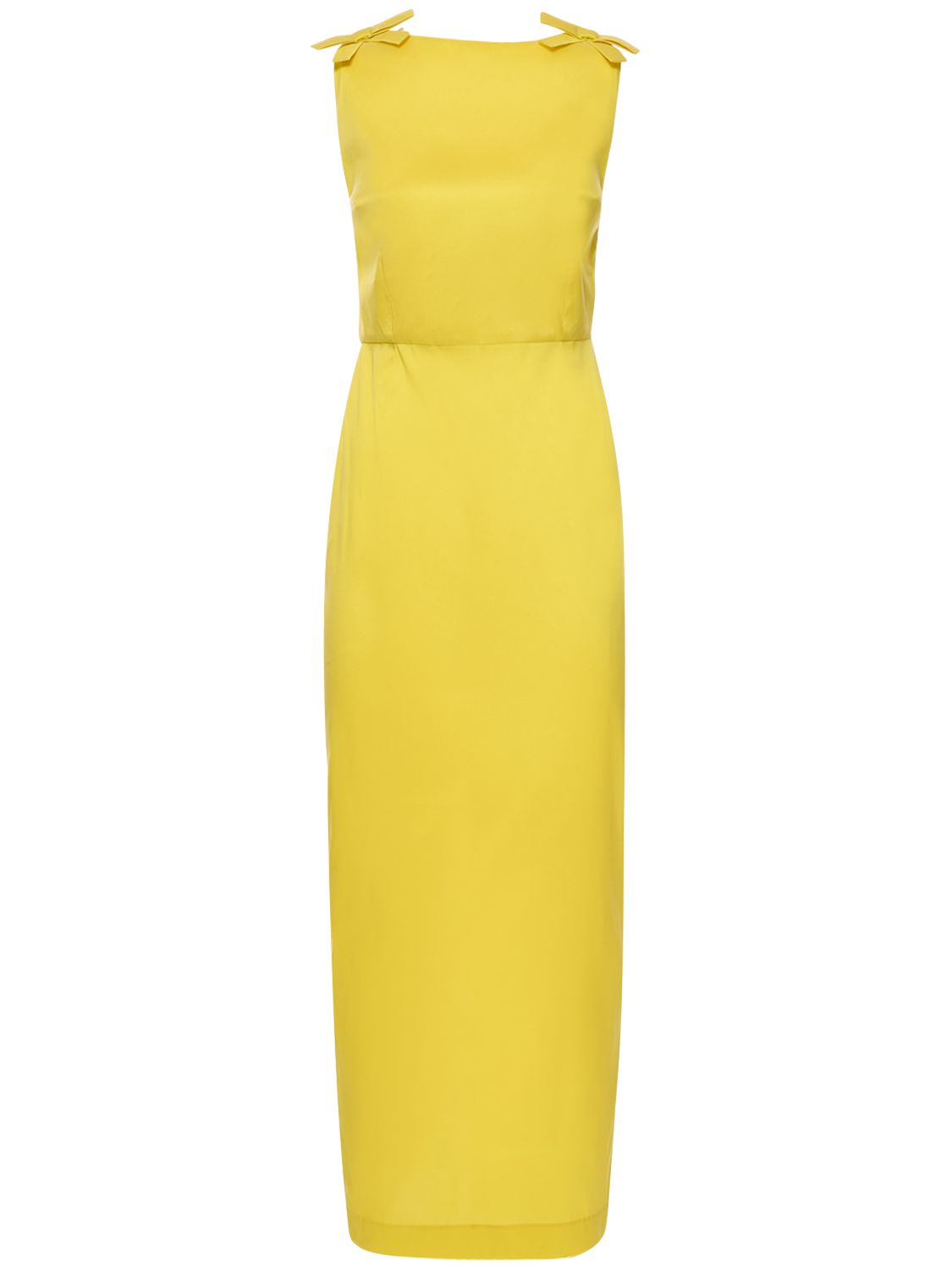 Robe Midi En Taffetas Avec Nœuds Kim - BERNADETTE ANTWERP - Modalova