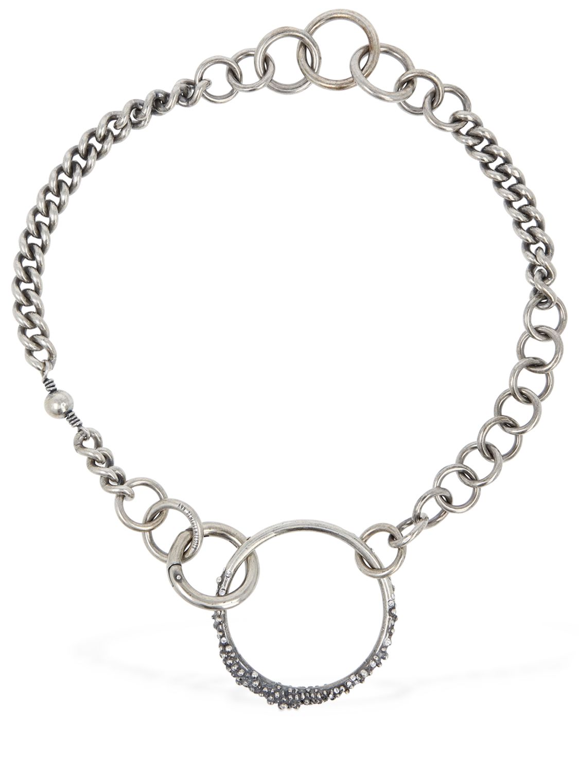 Ann Demeulemeester Sinda Chain Necklace In Metallic