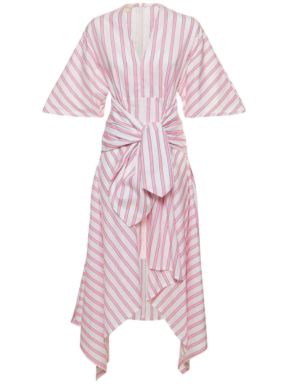 Cora Striped Poplin Midi Dress