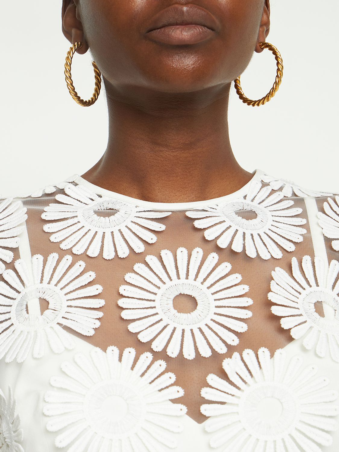 Sonia Large Braided Hoop Earrings