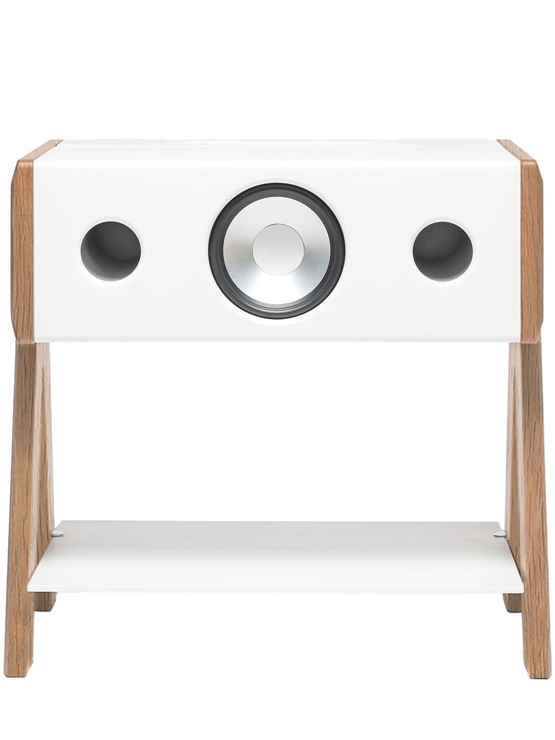 Shop La Boite Concept Cube Cs Oak Speaker In White