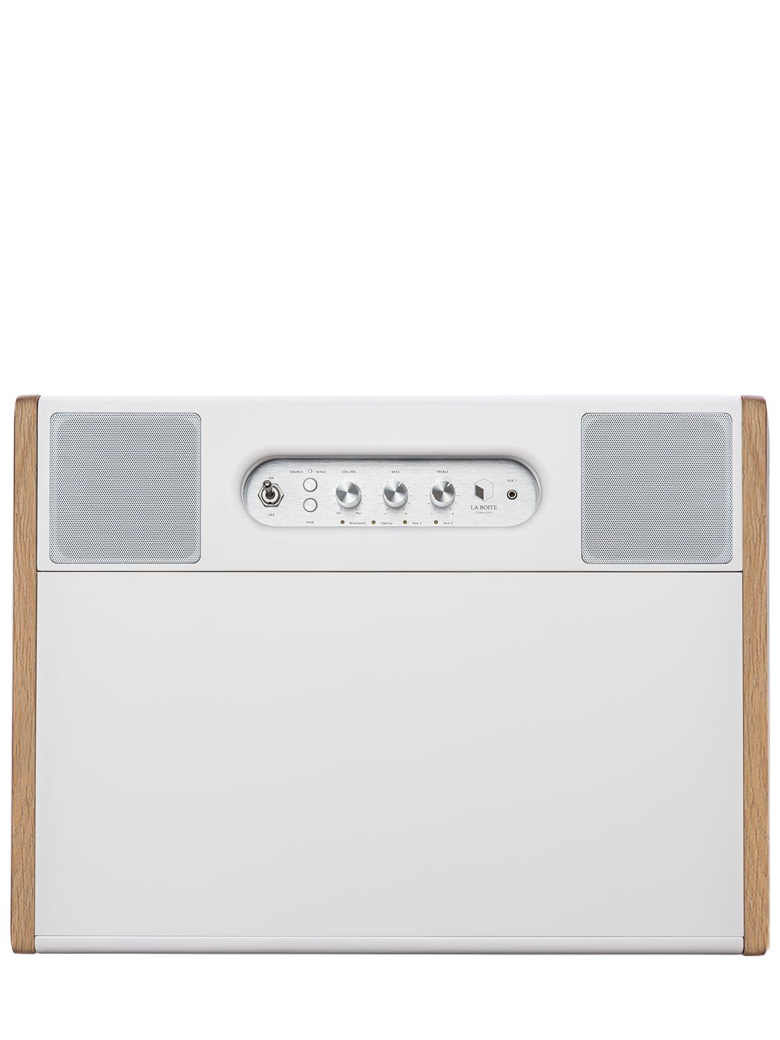 Shop La Boite Concept Cube Cs Oak Speaker In White