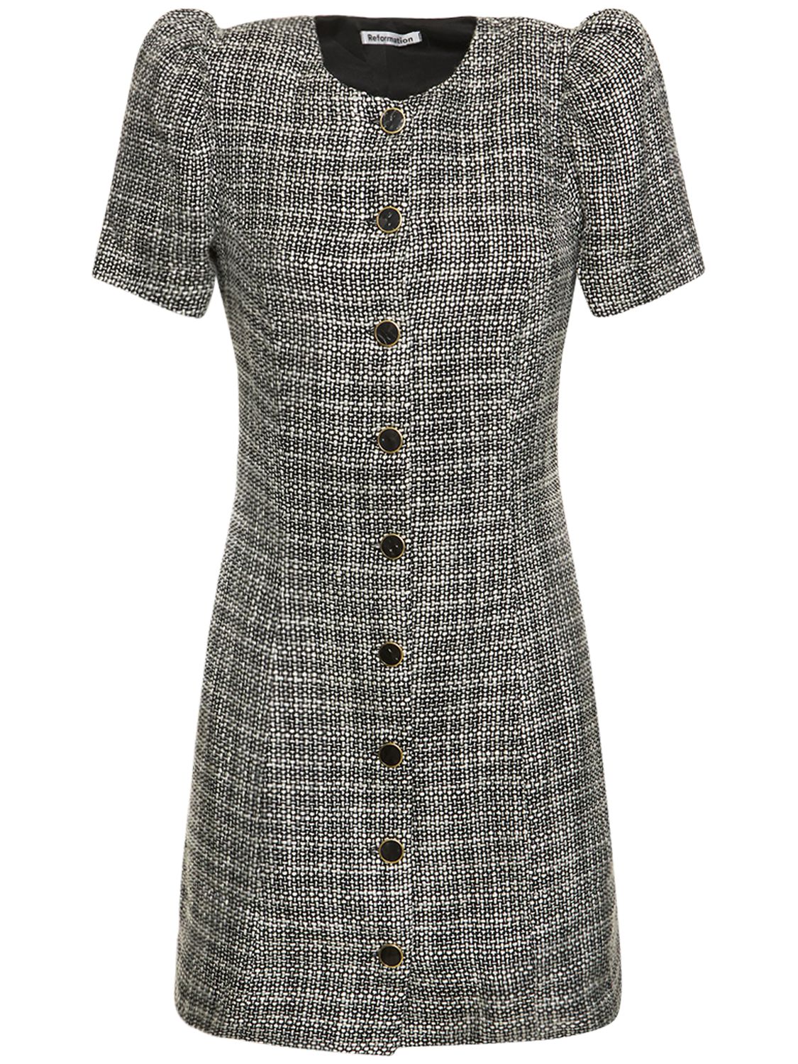 robe courte en tweed olivette