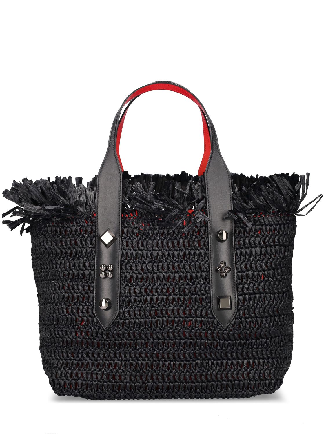 Christian Louboutin X Ross De Palma Frangibus Medium Shopping Bag In Black,multi