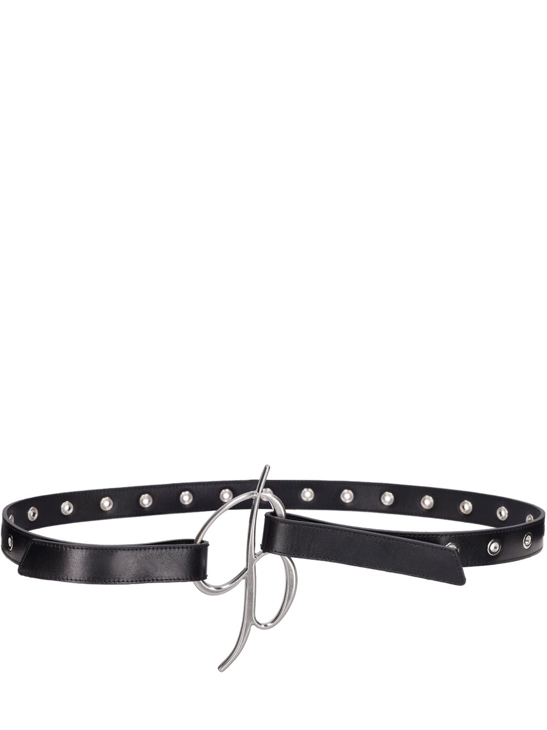 Logo Leather Belt