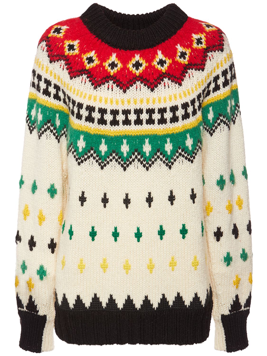 Alpaca & Wool Jacquard Sweater