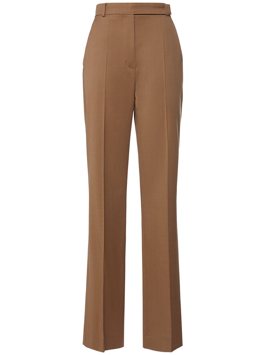 Pantalon Droit En Laine Taille Haute Nelson - MAX MARA - Modalova
