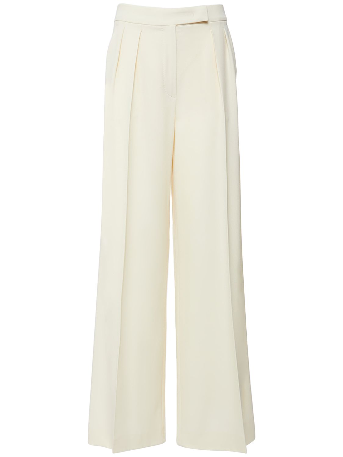 Pantalon Large En Laine Granitée Karub - MAX MARA - Modalova