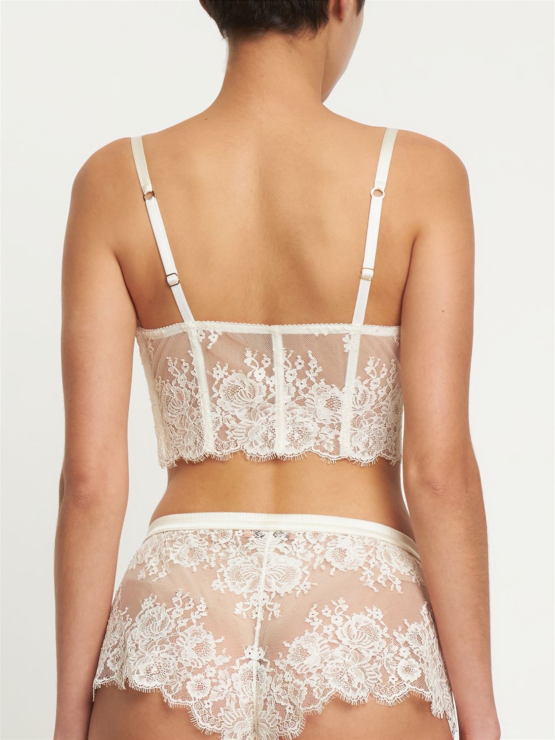 Silk & lace corset bra - Ermanno Scervino - Women