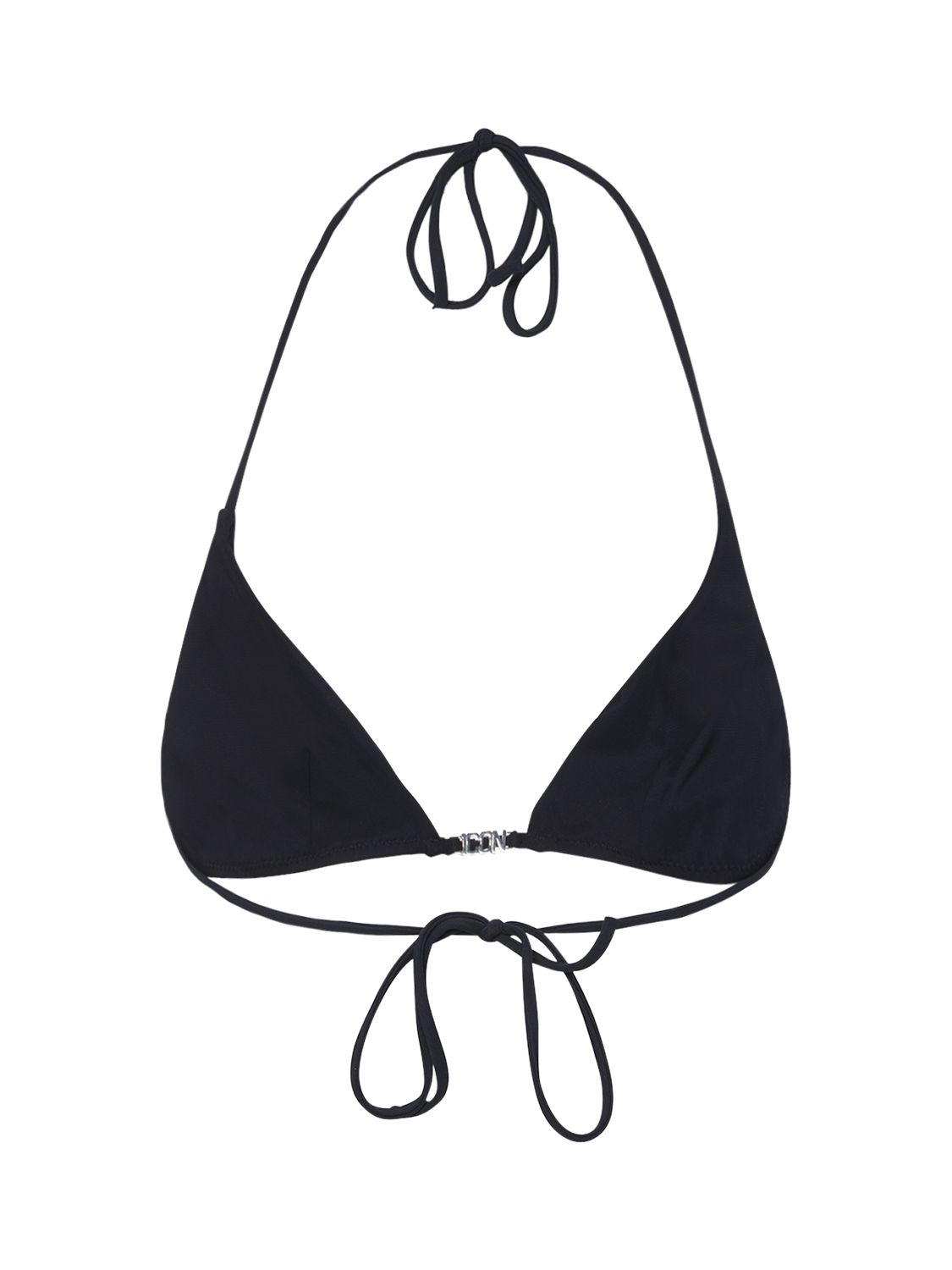 Dsquared2 Icon Triangle Bikini Top In Black