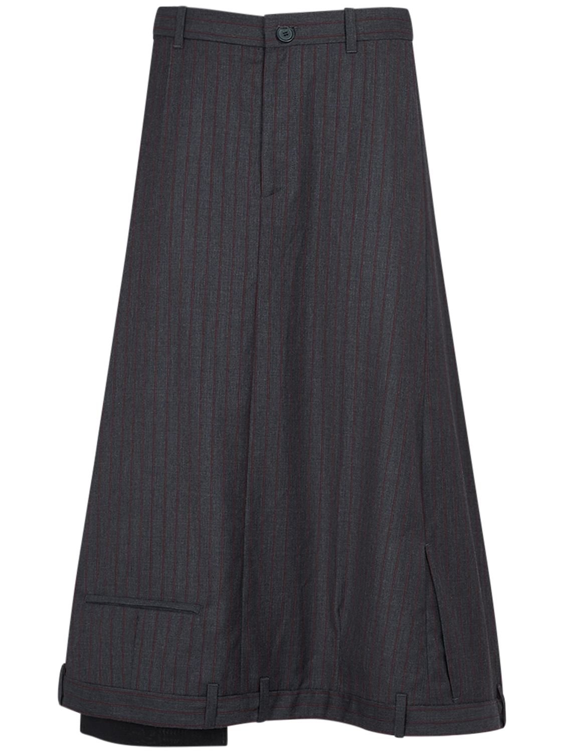 Wool A-line Skirt