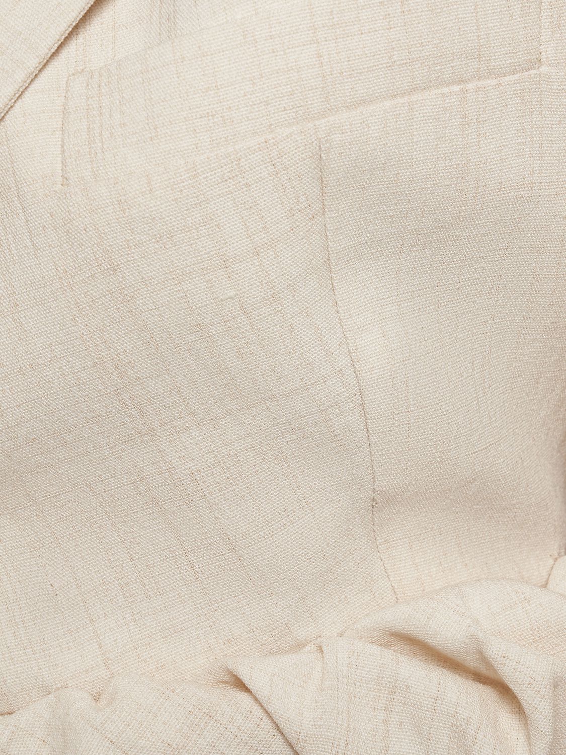 JACQUEMUS LA VESTE CROISSANT LINEN BLEND JACKET 