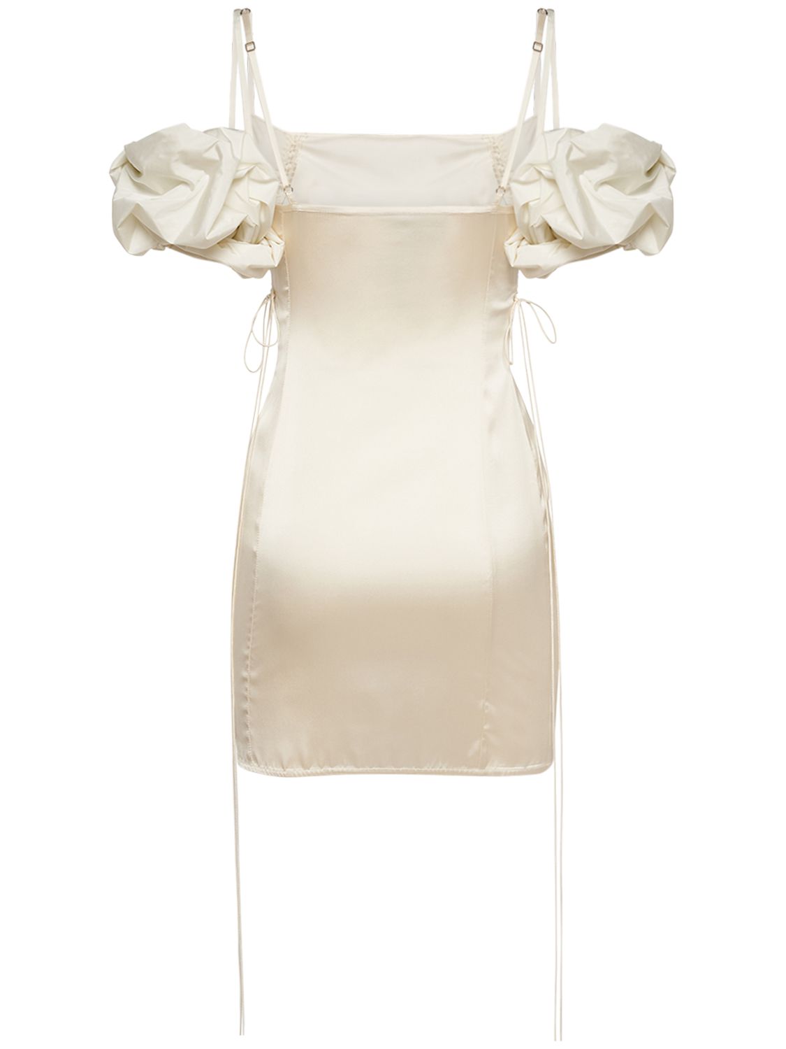 Jacquemus Off-white Le Chouchou 'la Mini Robe Chouchou' Minidress In White
