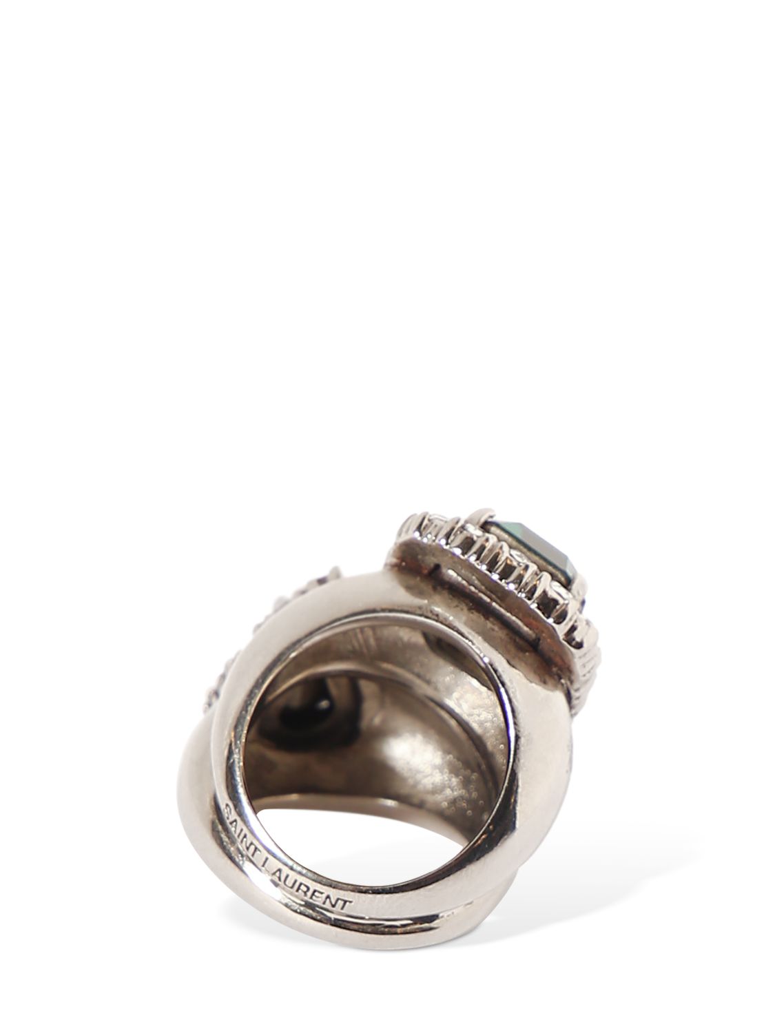 Smoking You & Me Embellished Brass Ring