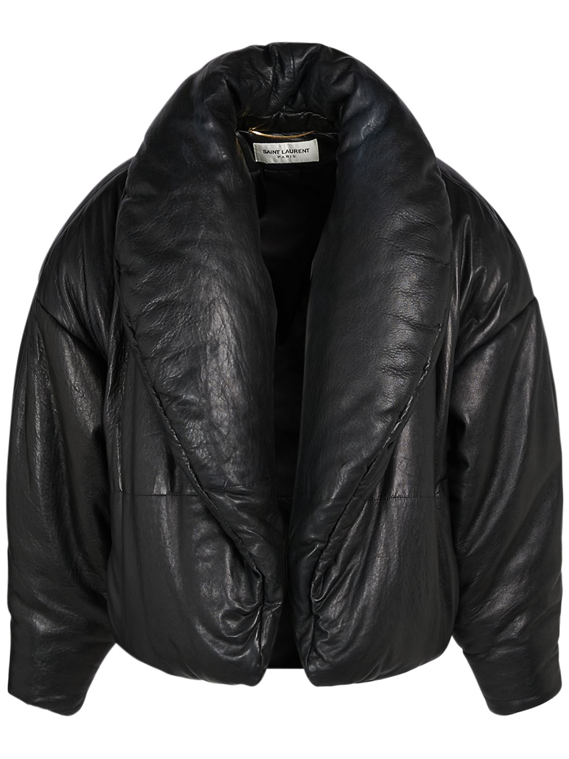 Casual Leather Bomber Jacket