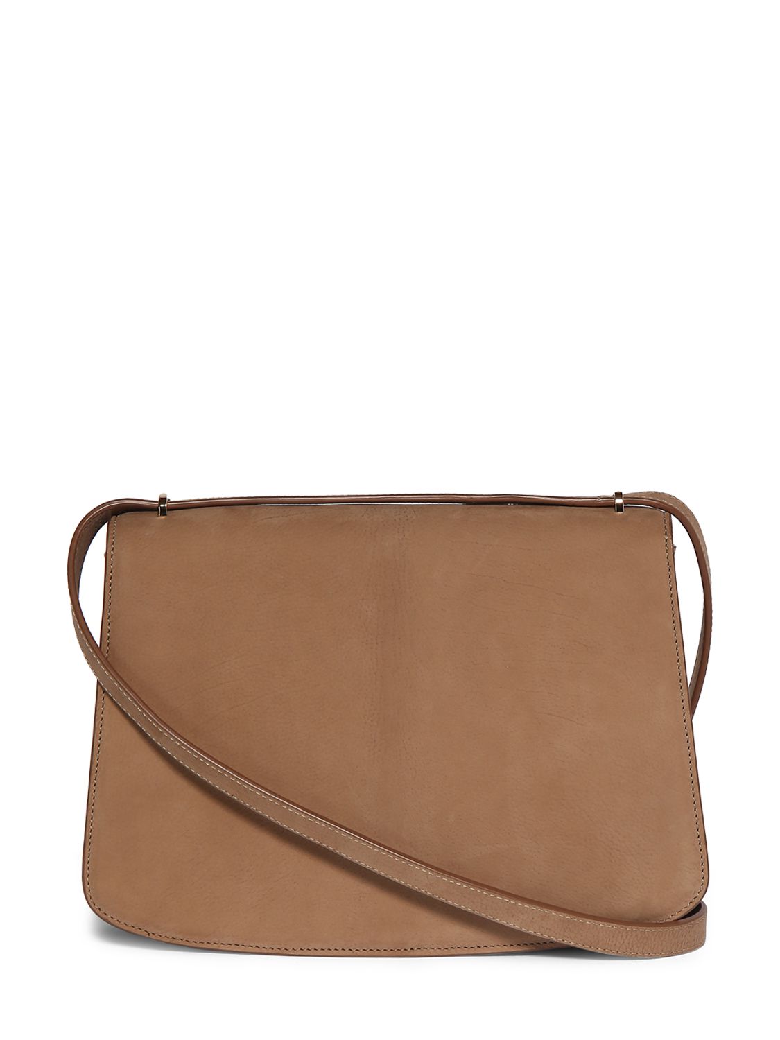The Row Sofia 10 Suede Shoulder Bag In Tundra Lg