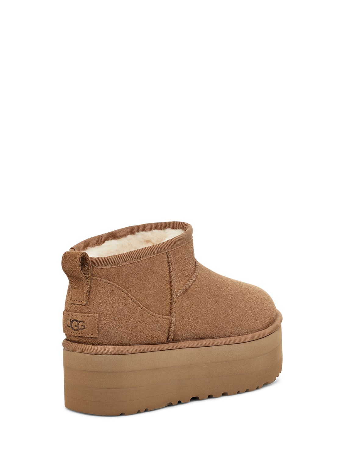 Shop Ugg 50mm Classic Ultra Mini Platform In Tan