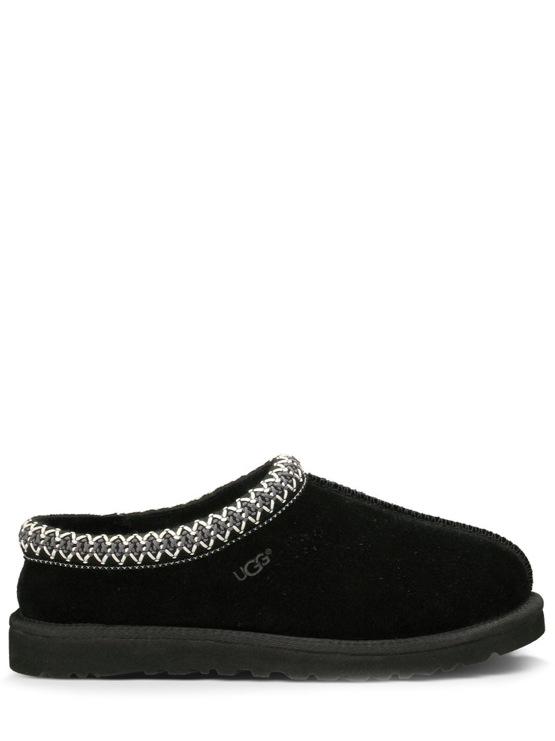 Shop Ugg 10mm Tasman Shearling Loafers In Black