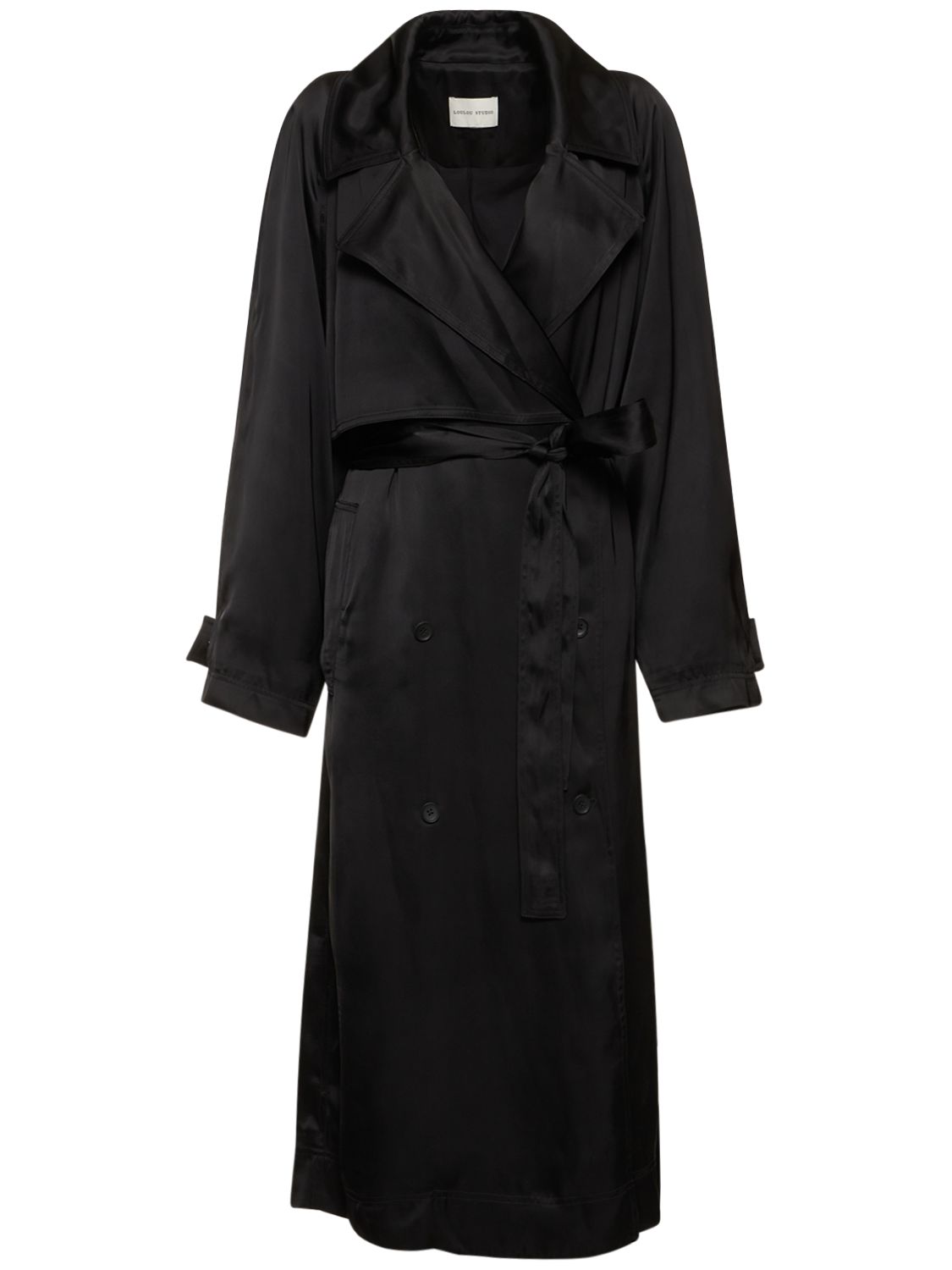 Trench-coat En Viscose À Double Boutonnage Lonna - LOULOU STUDIO - Modalova