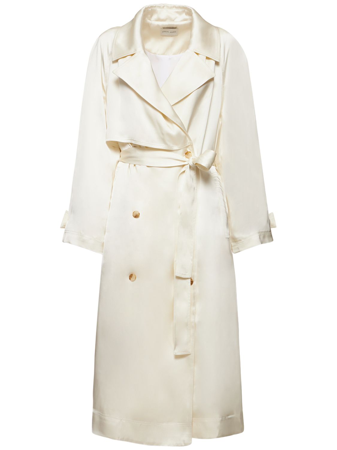 Trench-coat En Viscose À Double Boutonnage Lonna - LOULOU STUDIO - Modalova