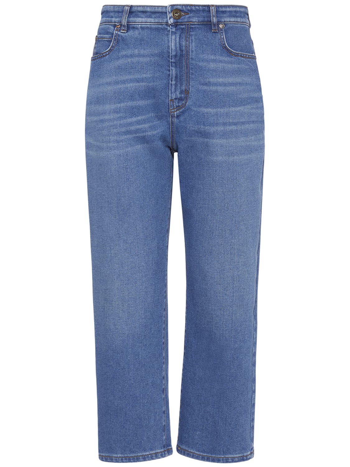 Cesy Straight Cropped Denim Jeans