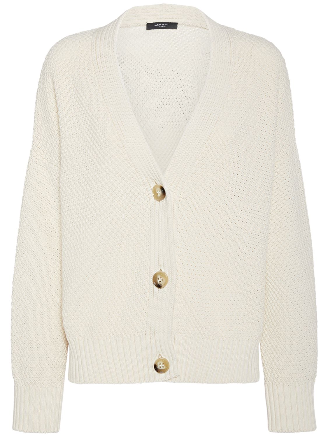 Cardigan En Maille De Coton Mélangé Wales - WEEKEND MAX MARA - Modalova